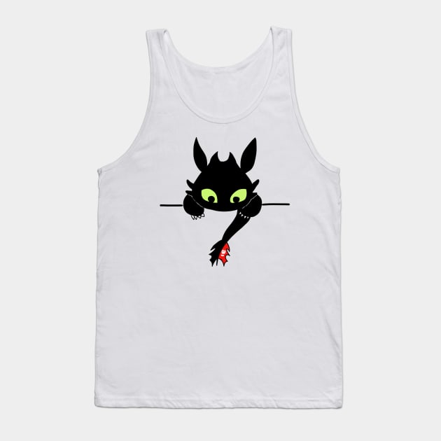 Toothless Tank Top by Nezumi1998